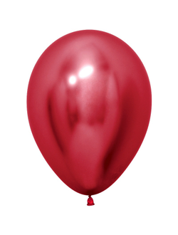 Шар хром красный 12 дюймов