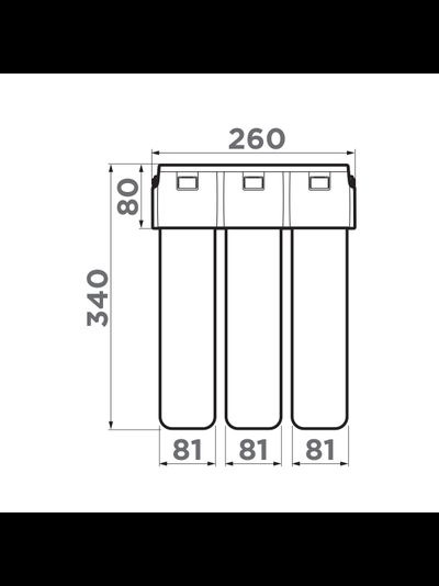 Многоступенчатая система очистки воды OMOIKIRI PURE DROP 1.0