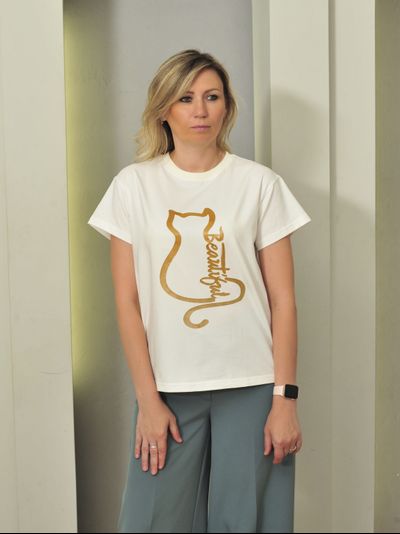 Джемпер 647-0624 кошка