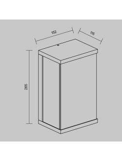 Настенный светильник (бра) Baker Street, O021WL-L10B3K
