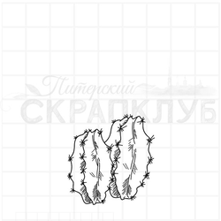 Штамп кактус