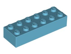 Brick 2 x 6, Medium Azure (2456 / 6022000)