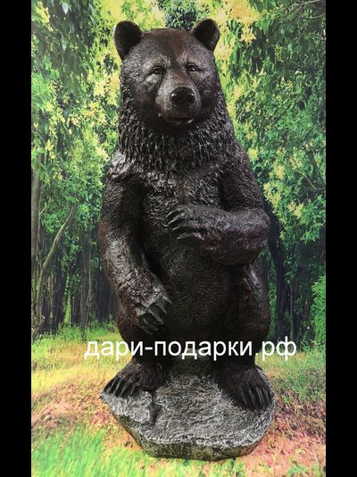 Медведь - символ силы, мудрости и защиты  73*34см   2,8 кг  полистоун  Россия 4877/016712