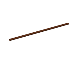 Hose, Rigid 3mm D. 14L / 11.2cm, Reddish Brown (75c14 / 6170953)