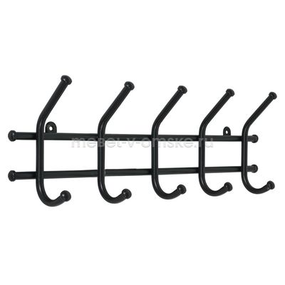 ЗМ016 Вешалка настенная "Норма-5". Размер: 480*165*80.