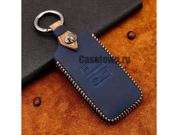 Кожаный чехол для ключ карты рено аркана, каптур 2020 (Jack)