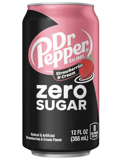 Dr. Pepper Клубника со сливками Зеро 355ml США (12)