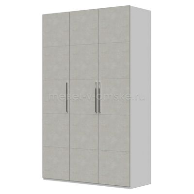 ЗБР060 Шкаф Вива ШР-3 (Белый глянец). Размер: 1341*2183*520