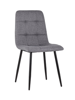 Стул Дублин, ткань серая (УВ777-16), строчка квадрат