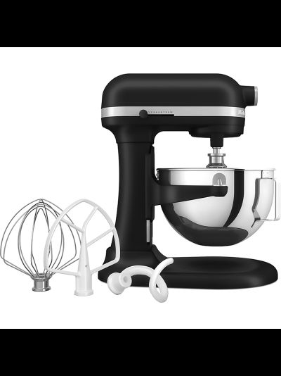 Миксер профессиональный KitchenAid, Heavy Duty, чаша 5,2 л., черный матовый, 5KSM55SXXEBM
