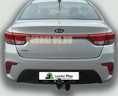 Фаркоп Лидер-Плюс на седан для Hyundai Solaris (2018-2019)