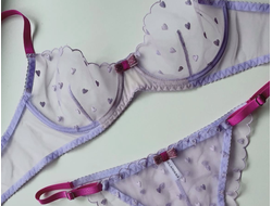 Lilac hearts