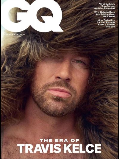 GQ British Magazine September 2025 Travis Kelce Cover, Иностранные журналы, Intpressshop