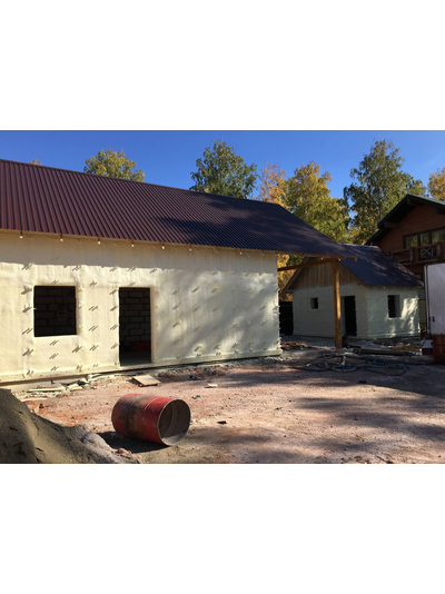 Утепление стен и фасада пенополиуретаном