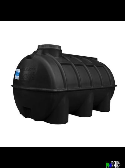 Емкость 1000 литров горизонтальная черная