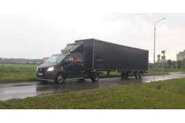 ГАЗ .СЕДЕЛЬНЫЙ ТЯГАЧ С ПОЛУПРИЦЕПОМ