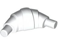 Croissant with Flat Ends, White (67338 / 6303100 / 6424036)