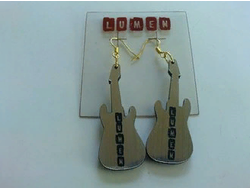 Серьги "Lumen" серебристые