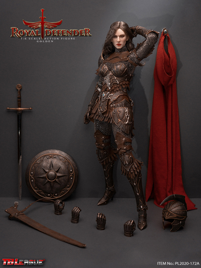 Королевская защитница в золотом - Коллекционная ФИГУРКА 1/6 scale Royal Defender - Golden (PL2020-172A) - TBLeague