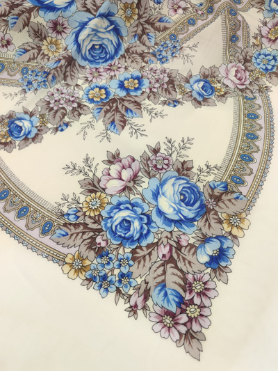 Павловопосадский платок Аромат лета 1432-2