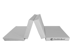 Мат гимнастический "PERFETTO SPORT" 2,0х1,0х0,1 м складной 3 сложения  пастель купить в Воронеже