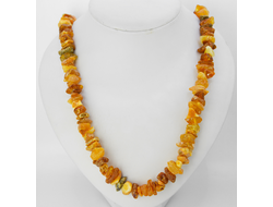 Лечебные бусы из крупного янтаря 60см