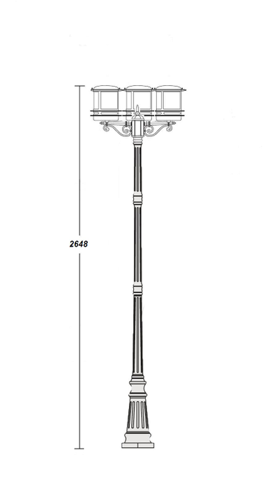 Светильники садово-парковые TOKIO -3