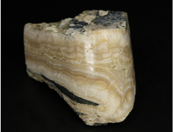 Арагонит, почковидные агрегаты, полировка, Россия, КЧР, Урупский район (53*37*37 мм, 87 г) №37752