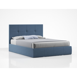 Твист Кровать 160 с подъемным механизмом рогожка 03 синий