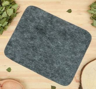 Коврик банный 40*50см серый