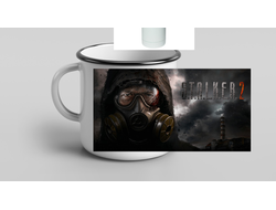 Кружка металлическая эмалированная Stalker/ Сталкер №10