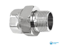 Разъемное соед.(американка) прямая VIEIR  3/4'' вр/нр хром