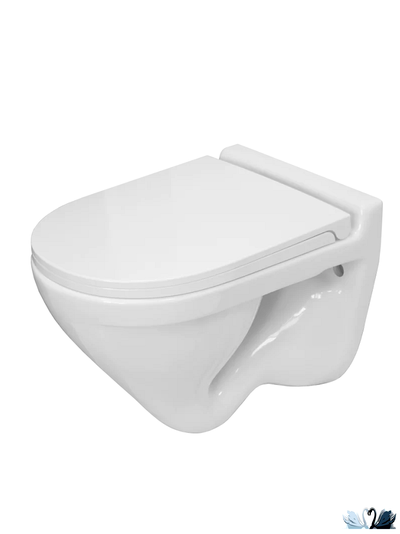 Инсталляция с подвесным унитазом: Alcadrain AM101/1120-3:1 RU M70-0001 с белой клавишей и Sanita Lux Attica ATCSLWH0104