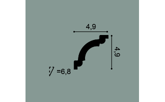 Карниз CX124  - 4,9*4,9*200см