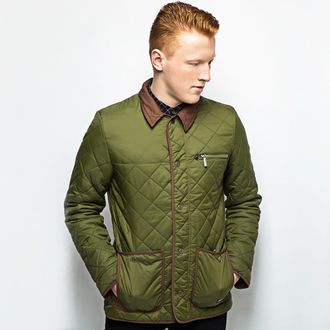 Стеганая куртка D-Struct Quilted Jacket Хаки / Темно-Зеленый