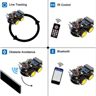 LAFVIN Multi-functional Smart Robot Car Kit with UNO R3