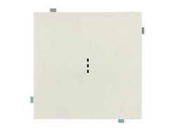 Кнопка одноклавишная с подсветкой (механизм + клавиша) белый матовый