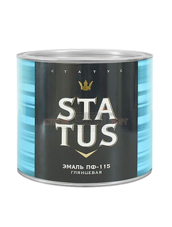 Эмаль ПФ-115 0,8 кг Белая STATUS Радугамалер