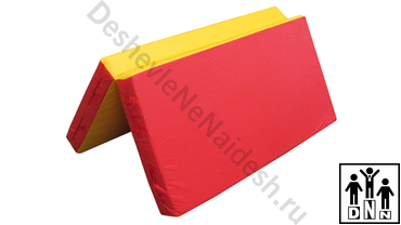 Мат 2-х секционный красный