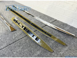 Молдинги Lexus LX 2016+ узкие хром