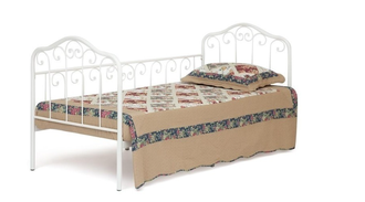 Кровать Secret De Maison LETO, 90*200 см (металл, белый)