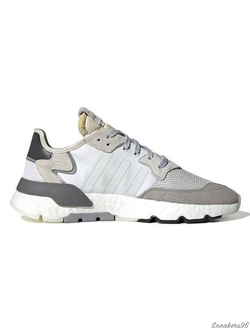 Adidas Nite Jogger Grey/White Унисекс (36-45)