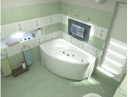 Ванна 'Флорида' 1600х880 левая без г/м