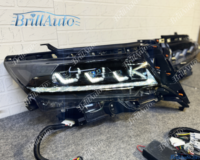 Фары Toyota Land Cruiser Prado 2018+ стиль Lexus GBT