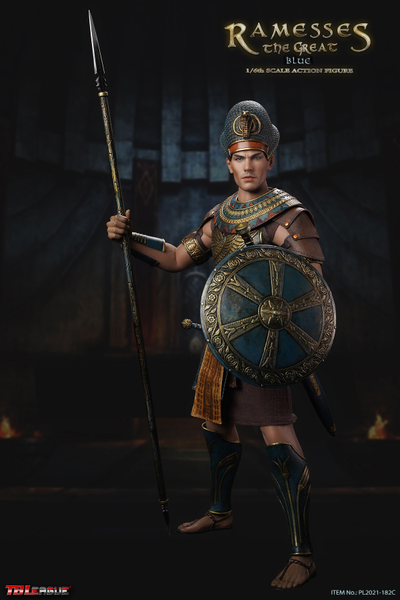Фараон Рамзес Великий (в синем) - КОЛЛЕКЦИОННАЯ ФИГУРКА 1/6 Ramesses the Great - Blue (PL2021-182C) - TBLeague
