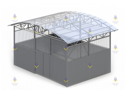 1672 Навес для ТБО