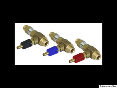 Удлиненный регулируемый эжектор для моечных средств сопло 1,4; вход 3/8"ш- выход 3/8"ш. (красный)