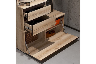 "Берген" Вешалка с зеркалом