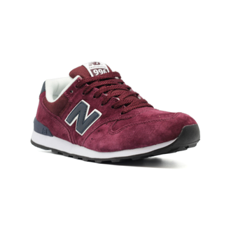 New Balance 996 Бордовые с белой подошвой сетка женские (36-40) Арт. 369M-A