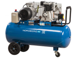 Компрессор поршневой с ременным приводом, объем 100 л NORDBERG ECO NCE100/520